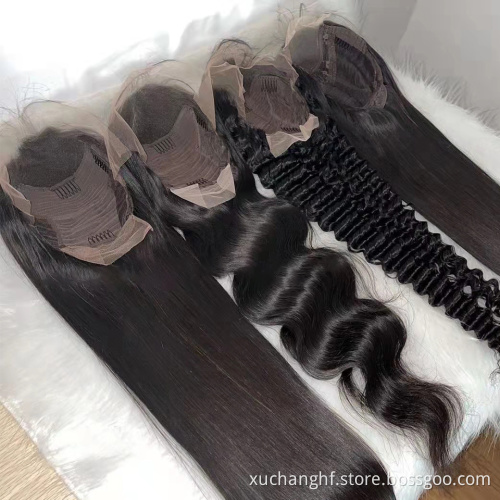 Wholesale Human Hair Wigs Unprocessed 100% Raw Mink Virgin Hair Vendors Brazilian Cuticle Aligned Human Hair Wig
